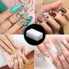 60 Pieces Fibrenails for Nail Extension Nail Extension Silk Fibreglass