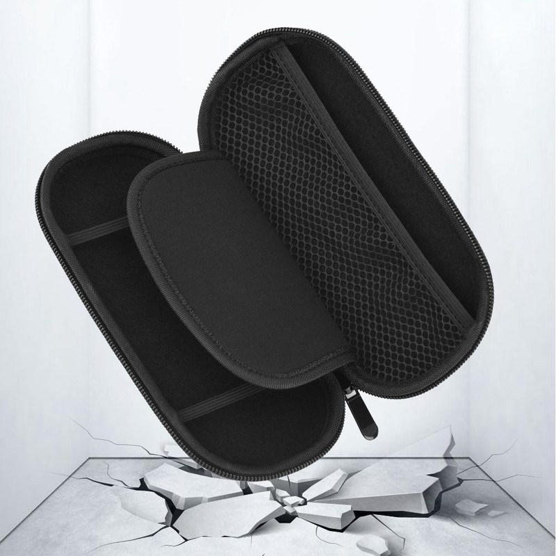 PS Vita用ケース 防水 軽量 大容量 耐衝撃性 20×10×4cm (黑)