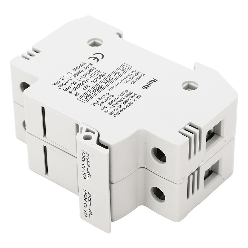DC Fuse Holder Quick Breaking 2P 32A 10x38 Photovoltaic Fuse