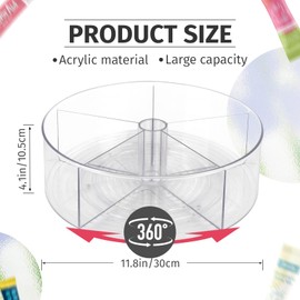 Drink Packet Organizer Holder for Powdered Drink Mix,Powder Packet,Water Packet,Water Flavor Packet - Lazy Susan Rotating Storage Fit to Drink Mix Necessitie
