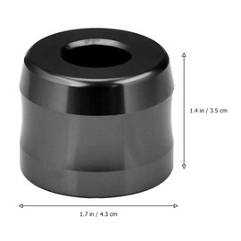 FOMIYES Metal Men's Shaving Razor Stand, Aluminum Alloy Razor Base for Large Diameter Safety Razor Rack Razor Organizer (Black)