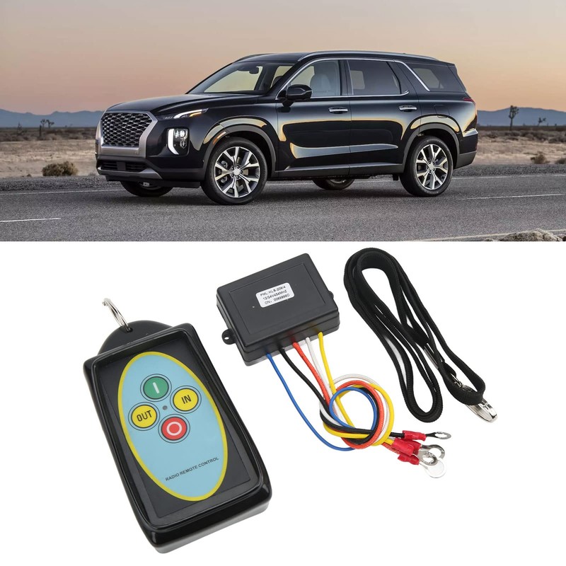 BYERZ Wireless Winch Remote Control Kit, 12V/24V, Stable Signal, Long