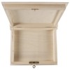 Lockable Wooden Book Shaped Box Decorative Bookcase Accessories Holder Hiding