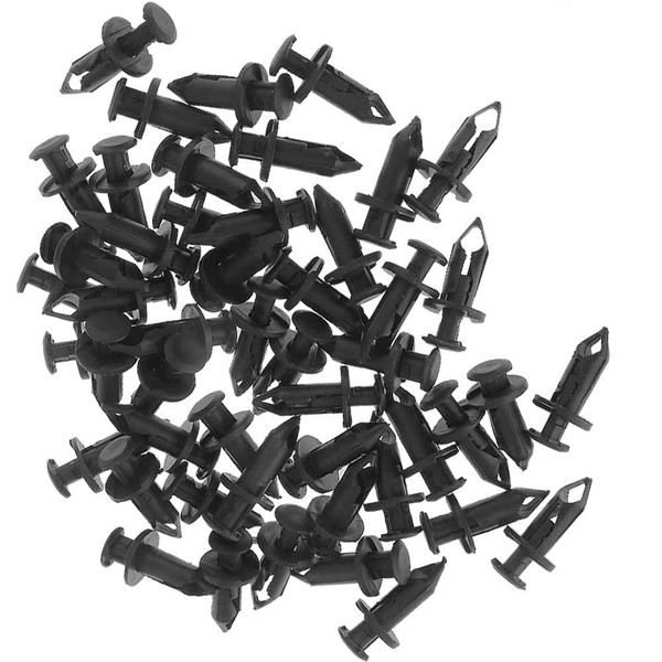 Paquete de 100 clips de plástico de 8 mm para