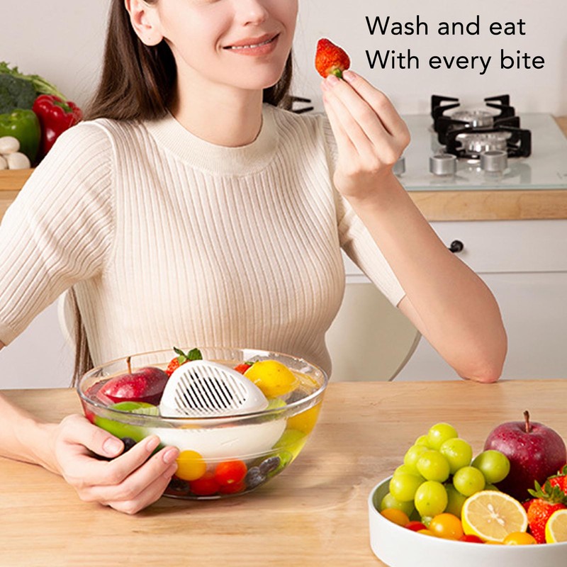 Fruit Vegetable Purifier Intelligent Portable Fruit Vegetable Cleaner Device for
