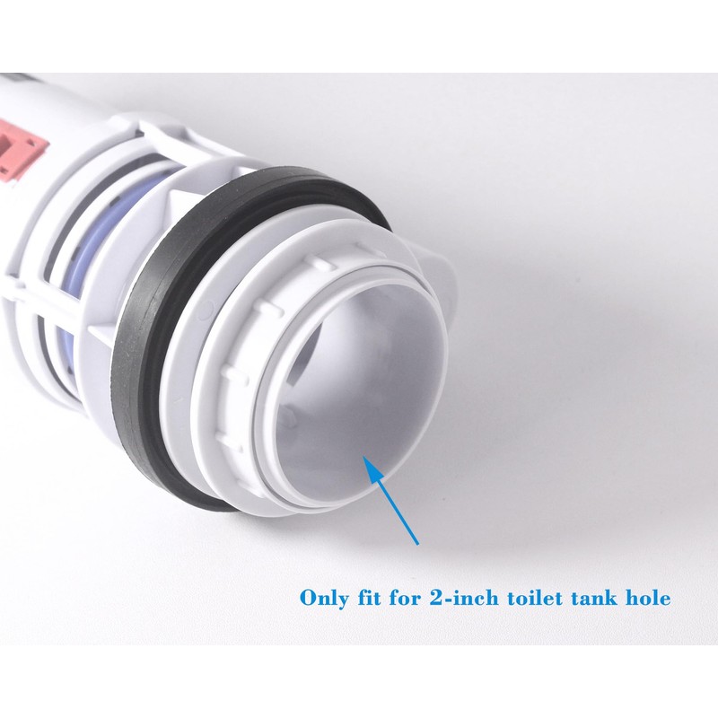 FinFuture 2-Inch Toilet Flush Valve Dual Flush Valve Replacement with