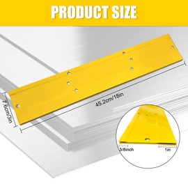 18 Inch Metal Bender Hand Tool,Sheet Metal Folding Tool for Duct Bending,Metal Bending Tools,Yellow