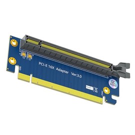 WLGQ PCI-E X16 Riser Card Adapter, PCIE GPU 90 Degree Male to Female Adapter, PCI Express Version 4.0