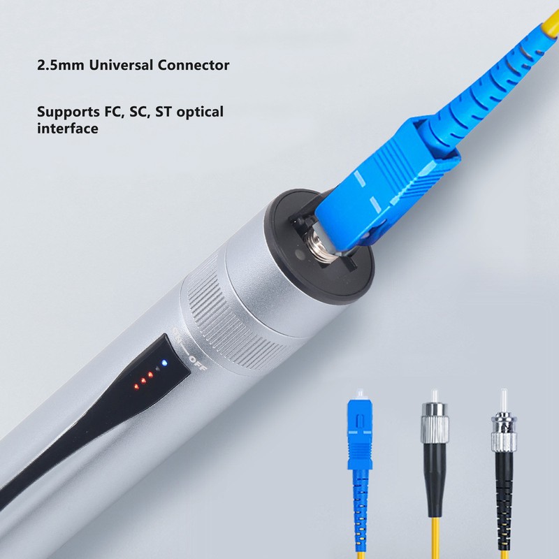 Visual Fault Locator 30mW Fiber Optic Tester 30KM Portable Red
