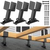 4x4 Heavy Duty Roof Riser Brackets Kit 3 Pack, Adjustable