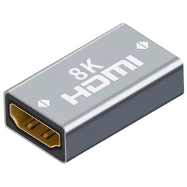 SiumPklay HDMI Female to Female Coupler Adapter, 8K HDMI 2.1 Connector Supports 8K@60Hz/4K@120Hz for HDTV, Monitor, Projector, Gaming Console