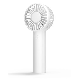 Edvision Mini Handheld Fan, Powerful 3 Speed Portable Personal Fan, Cute and Pocket Design, USB Rechargeable for Makeup/Lash/Travel/Outdoors, Summer Gift for Stylish Girls Women Kids-White
