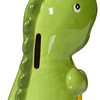 Relaxdays Dinosaur Money Box Funny Design Piggy Bank Ceramic to