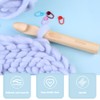 Wooden Crochet Hooks, 25mm Wooden Handle Crochet Hook Bamboo Knitting