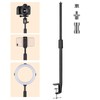 TARION Table Light Tripod Clamp Tripod 35-62 cm Adjustable Light