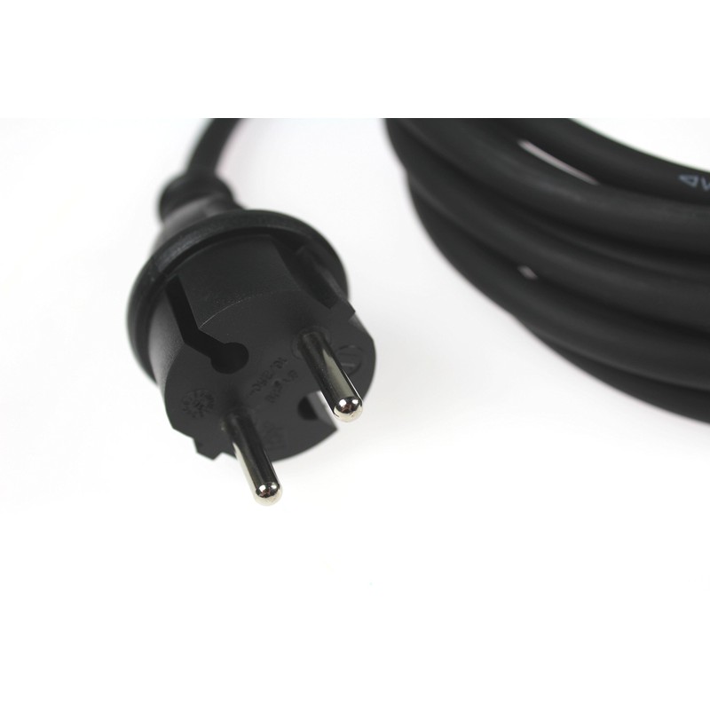 as-Schwabe 70552 Drill Cable H05RN-F 2x1.0 for Worksites IP Protection