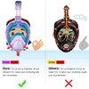 Relity Full Face Snorkel Mask with Upgraded Breathing System, Foldable
