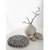 myfelt Carl Trivet Virgin Wool Grey Diameter 20 cm Heat