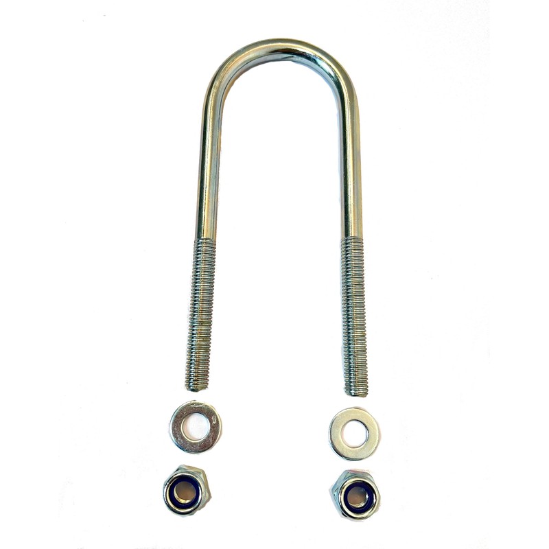 U Bolt Round M8 Thread 55mm Inner Width x 200mm