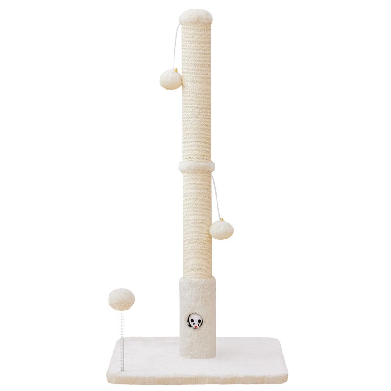 Woochpet Cat Scratching Posts 33" for Adults Cats, Cat Scratcher