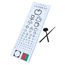 iplusmile Boys and Board Standard Eye Exam Chart Eye Spacer Measuring Tool Vision Test Chart for Home School Use
