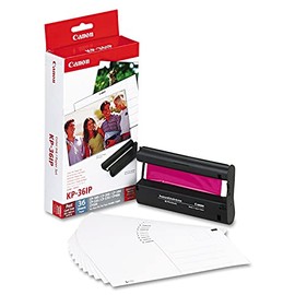 Canon 7737A001 (KP-36IP) Color Ink & Paper Set - Tri-Color in Retail Packaging
