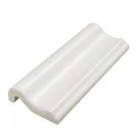 Daltile Restore Bright White 2in x 6in Glazed Ceramic Chair Rail Trim 1 case