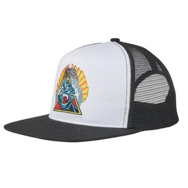 SANTA CRUZ Natas Screaming Panther Mesh Trucker High Profile Hat Black/White OS Unisex