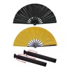 Maitys Large Folding Hand Silk Fans Chinese Handheld Tai Ji