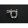 3/8" Chain Shackle Clevis Bow Ring 316 Stainless Steel for