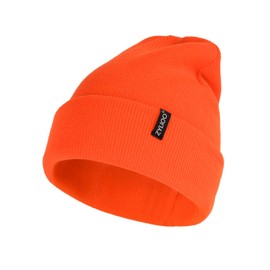 Zylioo Large Knit Beanie Hats,Winter Stocking Hats for Big Heads,Large Stretchy Warm Ski Hat,Cuffed Skull Caps