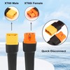 MOOKEERF XT60i to XT60 Extension Cable 10AWG 10FT XT60i Female