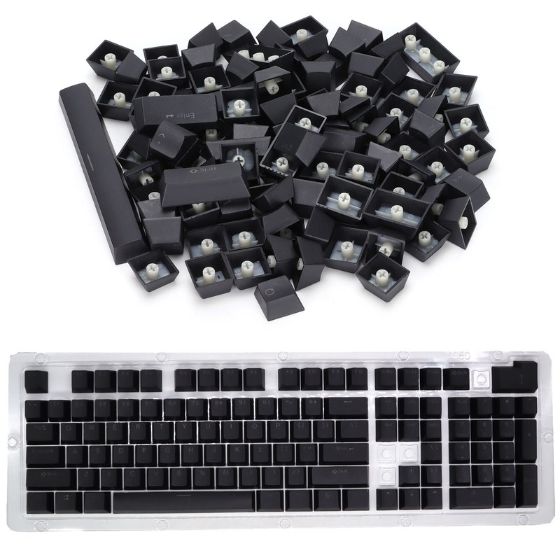 PBT Keycaps Ergonomic Design Oil Resistant Colorful 108 Key Video
