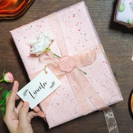 UNIQOOO 3D Bow Wax Seal Stickers - 50 Pcs Elegant Self-Adhesive Blush Pink Seals, for Wedding Invitations, Gift Wrapping Decals,Envelopes, Christmas & Party Decor, Greeting Cards