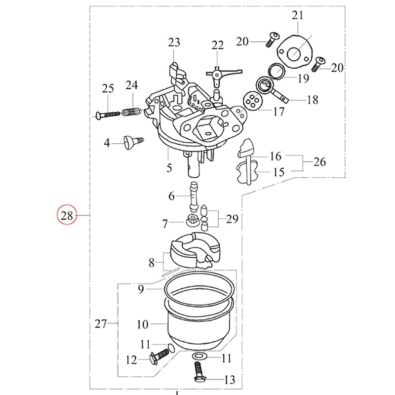 Lifan Replacement Part for 13 HP Petrol Engine Power Generator