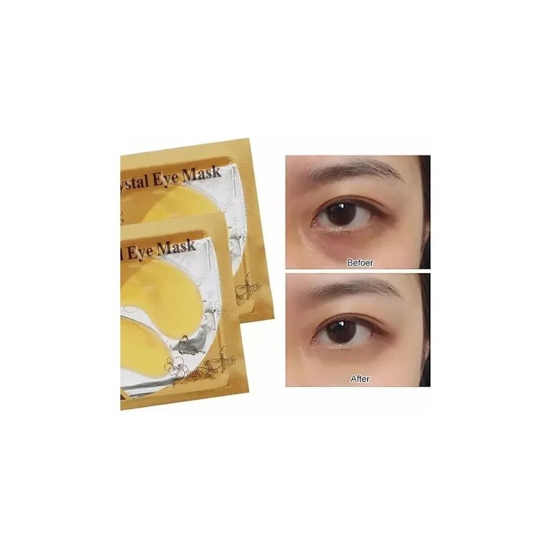 10 Parches Para Ojos Ojeras Colágeno Oro Arrugas Mascarilla