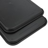 MANCHAP 6 Pack 16 x 12 Inch Black Plastic Fast