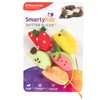 SmartyKat (5 Count Skitter Slices Plush Catnip Cat Toys -
