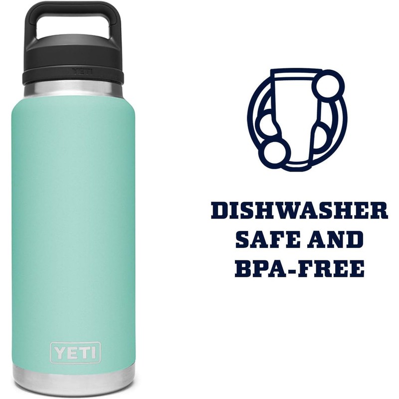 YETI Rambler Bottle with Chug Cap, Seafoam, 36 oz (1065