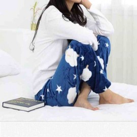 Star Yang Microfiber Sleep Pants Navy