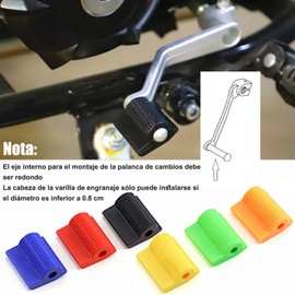 2 Pcs Funda protectora para palanca de cambios de motocicleta, paquete de almohadillas para palanca de cambios de motocicleta, funda protectora antideslizante para palanca de cambios(Nrego)