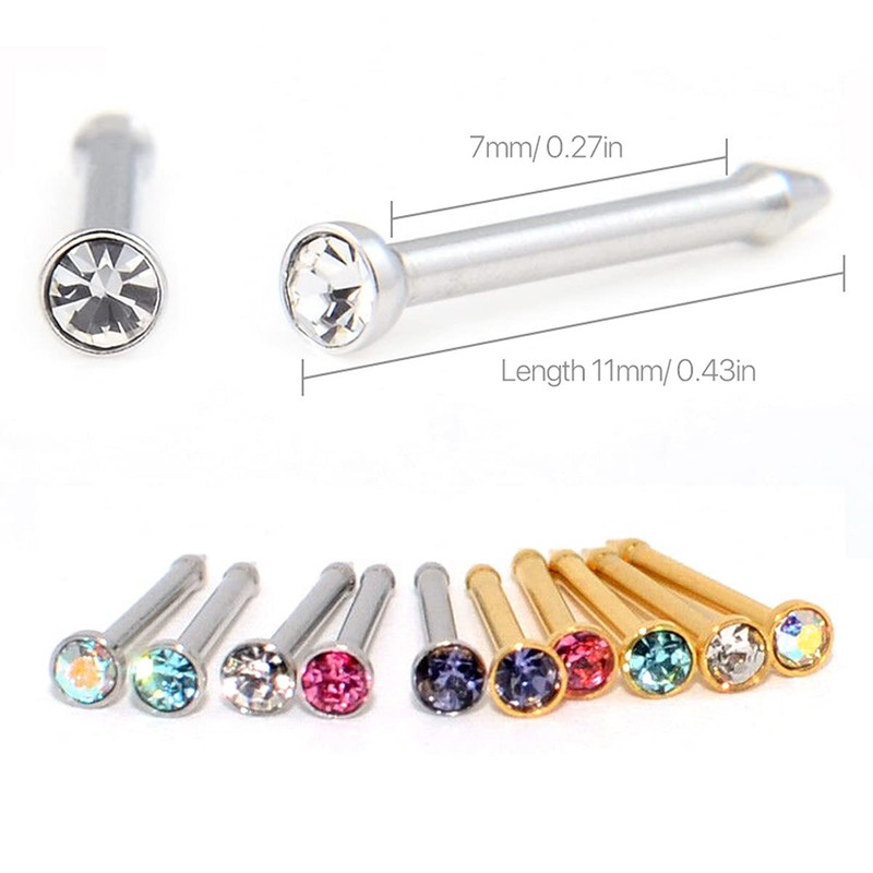Beaute Self Nose Piercing Gun Nose Stud Disposable Stud Gun