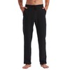 Willit Men's Cotton Yoga Sweatpants Exercise Pants Open Bottom Athletic