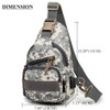 RTGGSEL Men's Camouflage Tactical Sling Shoulder Bags Travel Military MOLLE