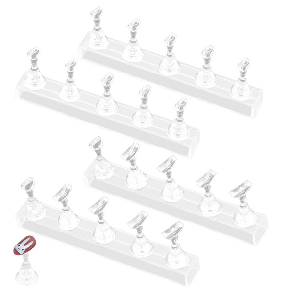 KOICDO 4 PCS Nail Stand for Press Ons Acrylic Press