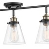 Globe Electric 59629 Jackson 3 Track Lighting, Dark Bronze, Antique