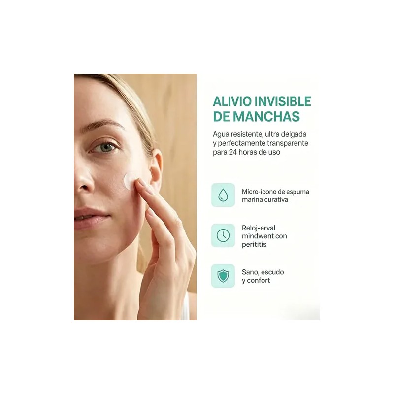 Parches Anti Acne Invisibles Espinillas Granos 108pzs