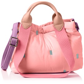 Fritzi aus Preussen Women's Izzy Mini Pink Puffy Nylon Bubble Shoulder Bag, Bubble