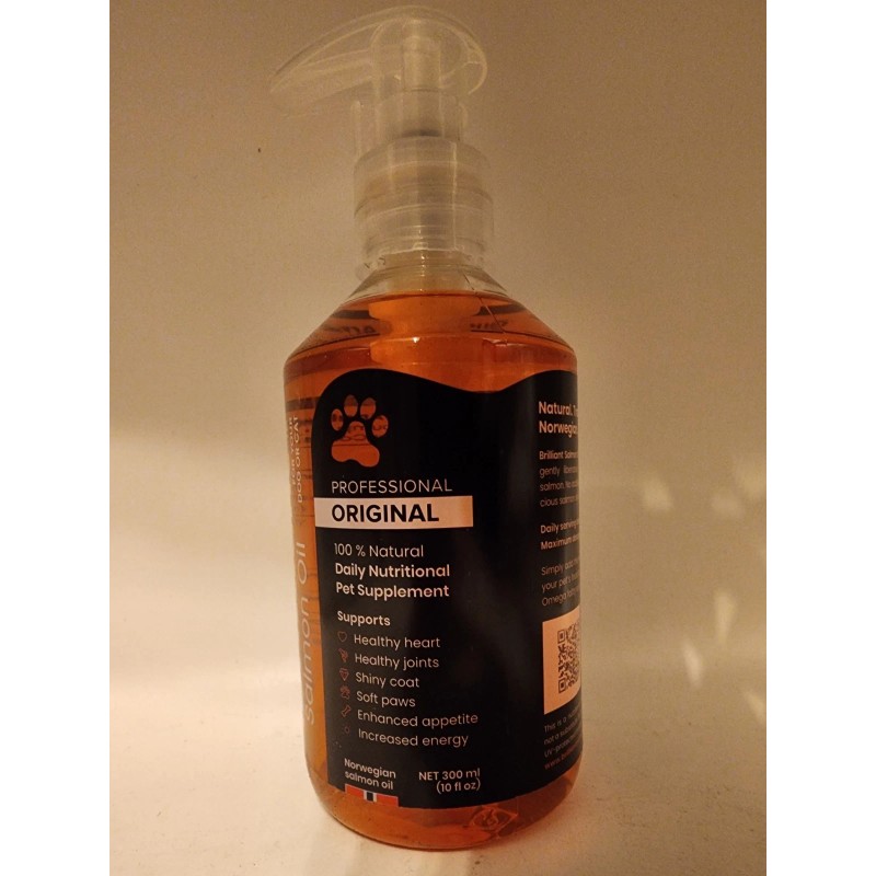 Brilliant 300ml Brilliant Salmon Oil For Dogs, Cats & Pets
