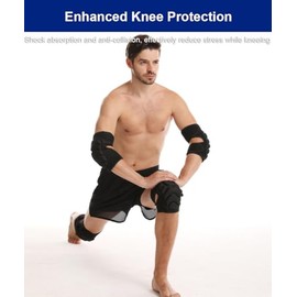 Wrestling Knee Pads for Men Women, Dance Knee Pad for Women Men Wrestling Knee Pad Wrestling Gear, Crash Pad Roller Skating Gear Knee Protector, Soft 